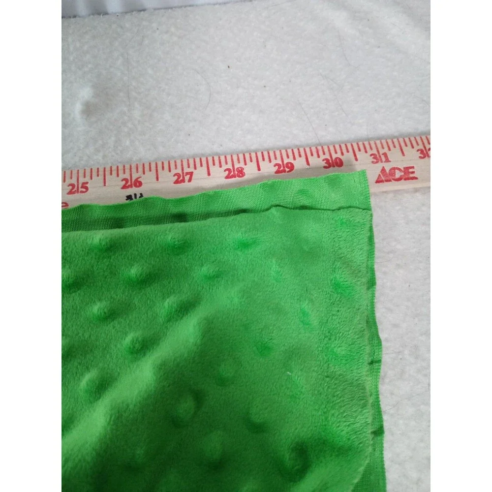 Lime Green Minky Dimple Dot Fabric 50